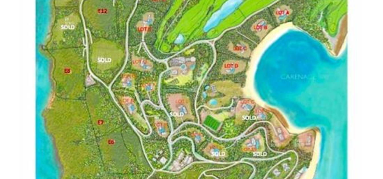 Beachfront Land Island Properties for Sale Canouan, Canouan, The