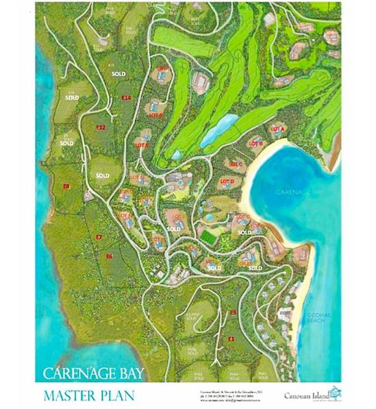 Beachfront Land Island Properties for Sale Canouan, Canouan, The