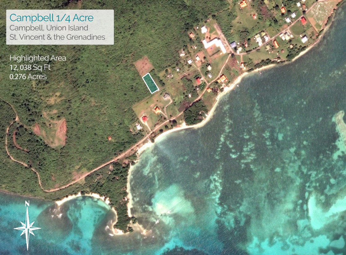Campbell Quarter Plot Island Properties for Sale Union Island