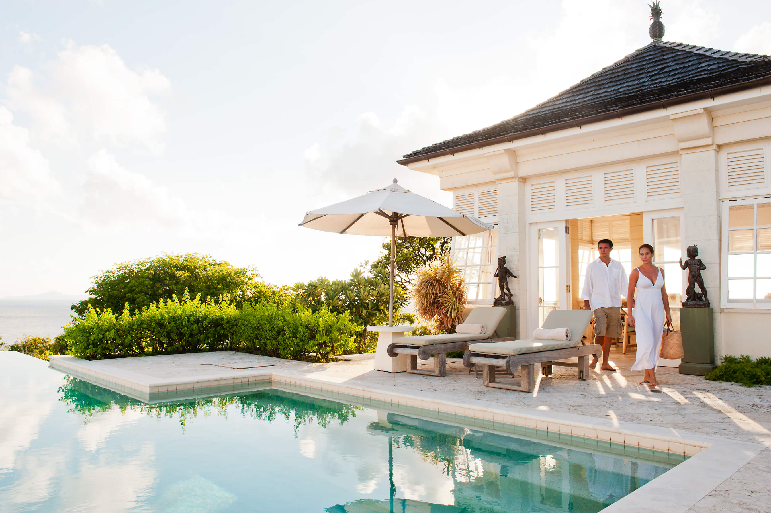 Les Jolies Eaux Villas for Rent Lagoon Bay, Mustique, St Vincent